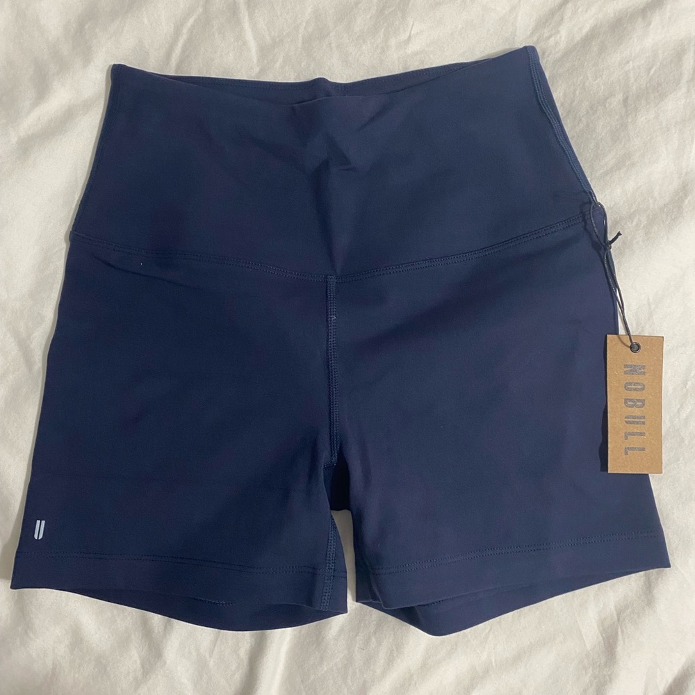 NOBULL Women's Night Navy 4” Athletic Shorts NWT